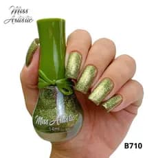 Esmalte Miss Artistic Laço 14ml Glitter 710