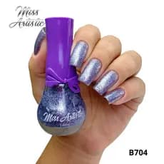 Esmalte Miss Artistic Laço 14ml Glitter 704