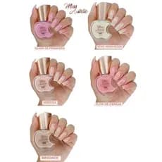 Coleção Esmalte Miss Artistic 12ml Transparente - 5 Unid