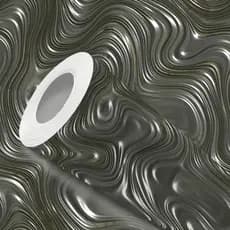 Papel de Parede Adesivo Resistente Metal Retorcido Efeito 3d Fácil Aplicação