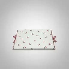 Trocador De Comôda Plàstico Para Bebe Xadrez Vermelho Cerejinha