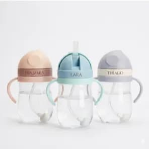 Copo Personalizado de Transição infantil 350ml \ Menina\ Menino\ Baby \ Antivazamento