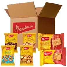 Bolacha Biscoito Bauducco Amanteigado Sachê 11,8g - 25 Unidades - Todos os Sabores