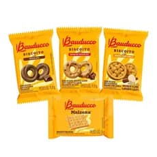 Kit 150un Biscoitos Em Sache Sabores Sortidos Bauducco