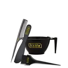 Kit tintura cabelo (Tigela , Pente , Pincel, Espátula).