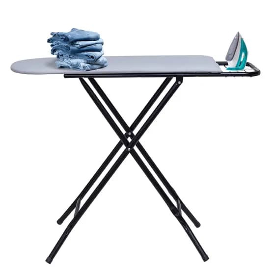 Mesa Tábua De Passar Roupa Tecido Térmica Prática + Porta Ferro