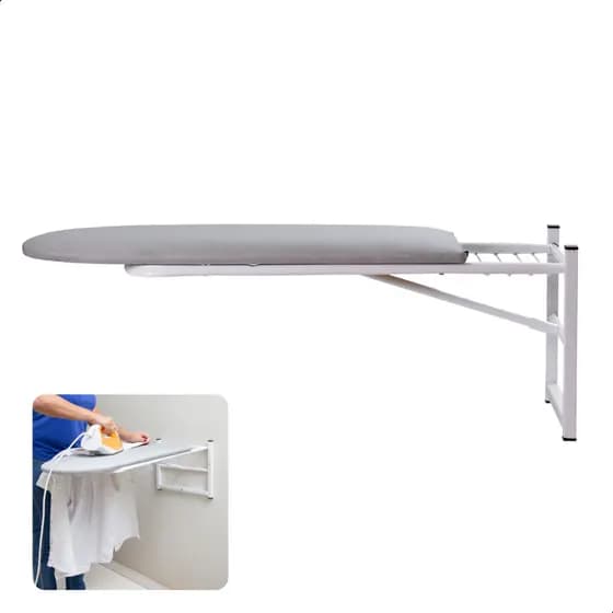Mesa Tabua Passar Roupa Extra Forte De Parede E Porta Ferro