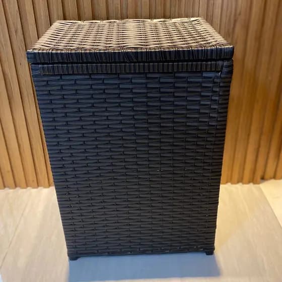 Roupeiro Cesto P/roupa Suja Fibra Sintética 27x35x65
