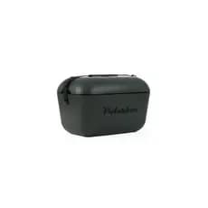 Bolsa Térmica Cooler Retrô Com Alça Em Couro 12 Litros - Polarbox - Floresta Verde