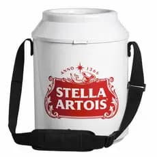 Cooler Caixa Térmica Redondo Alça Ajustável 24 A 30 Latas Stella