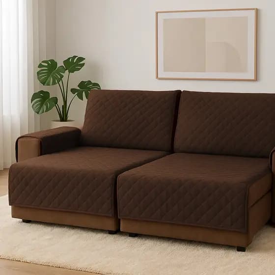 Protetor Capa De Sofá 1,80m x 2,40m Matelado Para Sofá Retrátil Black Friday