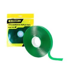 Fita Dupla Face Fixa Forte Profissional 1.2cm X 2000cm Industrial