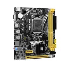 Placa Mãe Intel H61 LGA1155 Suporte i3 i5 i7 DDR3 1600MHz USB 2.0 SATA II Micro ATX PC Gamer Escritório Nova