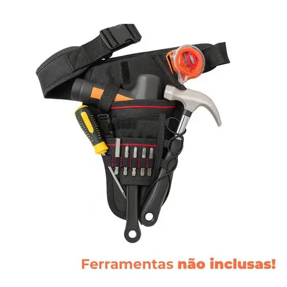 Cinto Porta Ferramentas Profissional Coldre Parafusadeira Construção Montador