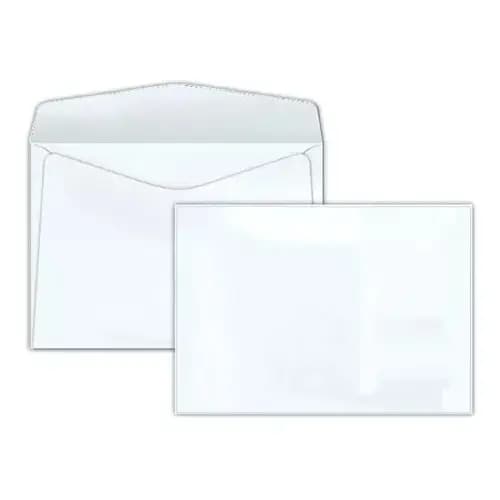 Envelope de Carta Branco Liso sem CEP 114x162mm COF010 pacote c/ 50 ou 100 envelopes