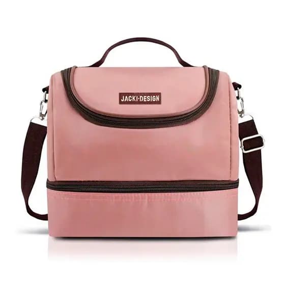 Bolsa Térmica Lancheira Necessaire Marmita Lanches Bebidas 2 Compartimentos