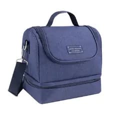 Bolsa Térmica Lancheira Necessaire Concept Marmita Lanches Bebidas 2 Compartimentos