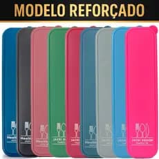 Porta Talheres Portátil Garfo Faca Colher Talher para Viagem Trabalho Marmita com Tampa Reforçado
