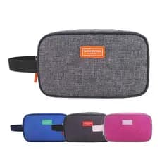 Necessaire Estojo de Mão Infantil Juvenil Adulto Menino Menina Escolar Itens Higiene Alça