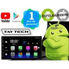 Central Multimídia Android 10 Espelha IOS Android 7 Poleg Taytech T100