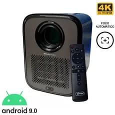 Projetor LED Multimídia Datashow Sistema Som Home Theater Integrado Sistema Android WIFI Bluetooth