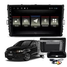 Central Multimídia Android Som Jr8 Diamond 9 Polegadas Fiat Argo e Cronos c/ Câmera Ré