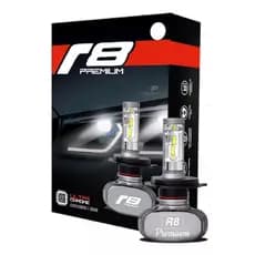 Kit Lâmpadas Led Ultraled R8 Premium Titanium 6500k H7