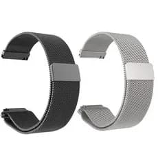 Pulseira Milanese 20mm Compatível com Relógio Smartwatch P70 / P80  / T80  / Amazfit Bip / P8 colmi