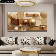 Quadro Decorativo Grande 112x82cm Abstrato Minimalista Moderno Design Exclusivo Decore Sala,Quarto,Copa,escritório,hall