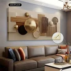 Quadro Decorativo Grande 112x82cm Arte Moderna Abstrata Minimalista Sofisticada Decore Sala,Quarto,Copa,escritório,hall