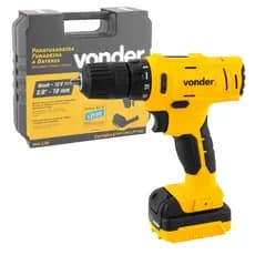 Furadeira Parafusadeira 3/8" A Bateria 12V Com Acessórios PFV 120 Vonder