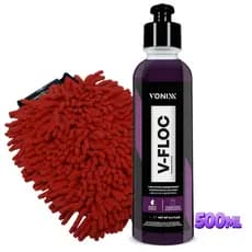 V-floc Vonixx Shampoo Automotivo 500 ml + Luva Microfibra Tentáculo 1600GSM Super Macia