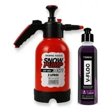 Snow Foam 2 Litros Shampoo Vonixx Kit Limpeza Automotica Profissional V-floc 500 Ml