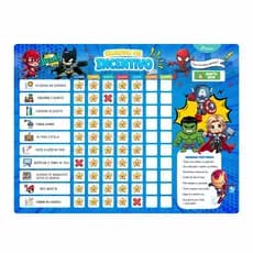Quadro de Incentivo Infantil Educativo- Quadro de Atividades Diárias