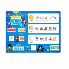 Quadro Educativo Rotina Infantil imantado - Minha Rotina Diária