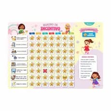 Quadro Incentivo Rotina Tarefas Infantil Imã Geladeira Magnético 15 Regras Educativo Recompensa Comportamento Montessori