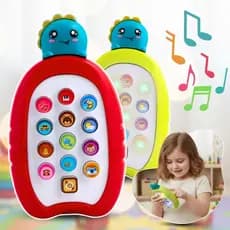 Telefone Brinquedo Musical Infantil Luz Som Bebê Interativo Musical