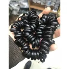 Anel De Coco Preto Tucun Masculino Feminino Atacado Kit 100