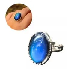 Anel do humor Oval modelo Vintage Elegante Muda de cor Novo