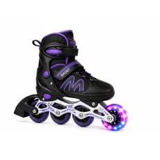 Patins Roller inLine Varias Cores Tamanho Ajustável 28 - 32 / 33-36 / 37-40 + Led