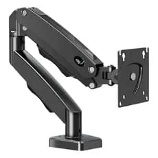 Suporte Monitor Braço Articulado Ajustável Mesa Nb F80 Ajustável De 17 Até 30 Preto