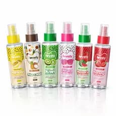 Kit completo  Body Splash Frutado Lovely Face Beautiful 100ml – Perfume-se com Leveza e Estilo!