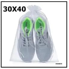 saco organza 30x40 com 10 unidades presentes lembrancinha sapatos/chinelos