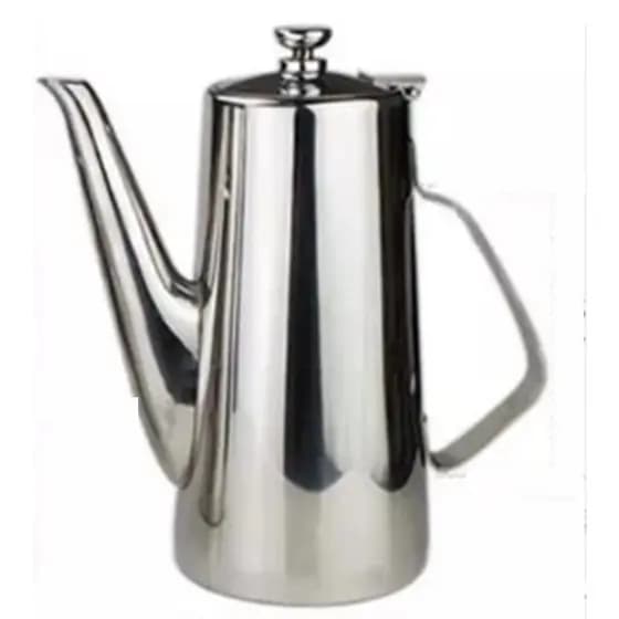 Bule Inox Bico Fino Com Tampa e Capacidade 2000ml - Hotel Cozinha Rica