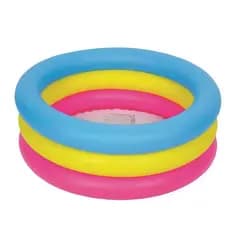 3 Anéis Piscina Inflavel Infantil 88 litros Summer fun3 Anéis Piscina Inflavel Infantil Praia Brinquedo Pequena