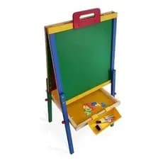 Lousa Magnética Infantil Carimbrás - Dupla Face, Portátil e Educativa