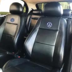 Capa De Banco Pra Carro Couro Courvin Da Volks Gol Golf Polo Voayge Santana