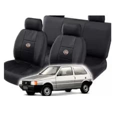 Capa De Bancos Couro Para Fiat Uno Mille 87 88 89 90 91 92 Todos Modelos