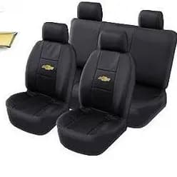 Kit Capa Couro Pra Banco Carro Automotivo Chevrolet Corsa Onix Prisma Agile Celta Cobalt Omega