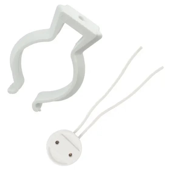 Kit 20 Abraçadeira Para Lampada Tubular T8 + 20 Soquete Para Lampada Tubular T8 Fluorescente ou Led